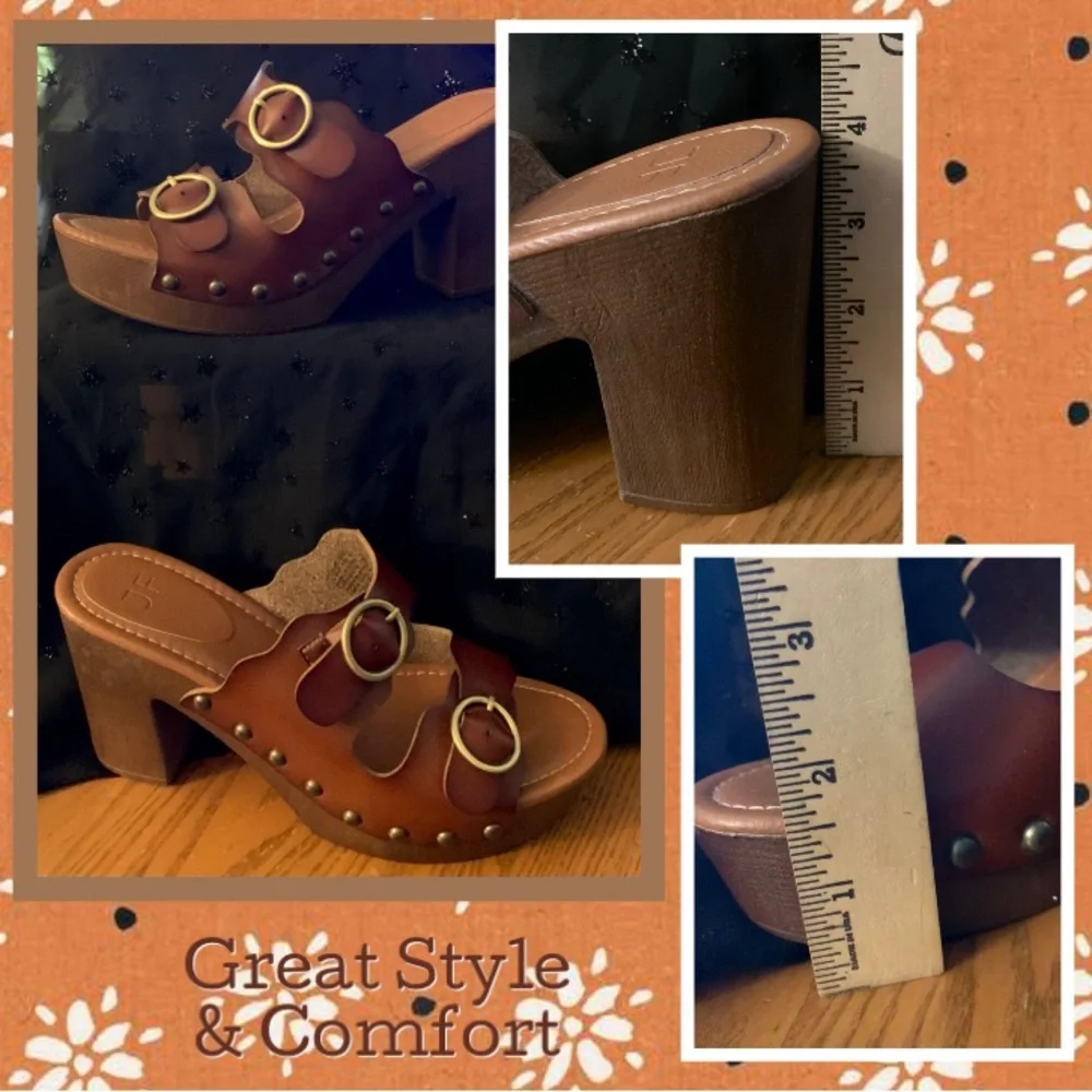 Kacie Studded Brown Women's Shoes - Picture 3 of 3